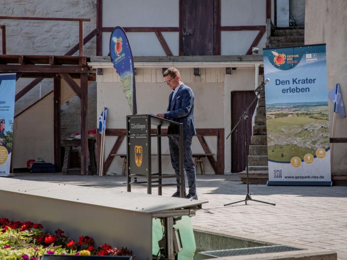 Urkundenverleihung Unesco Global Geopark Ries