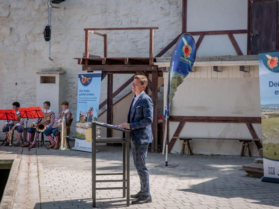 Urkundenverleihung Unesco Global Geopark Ries