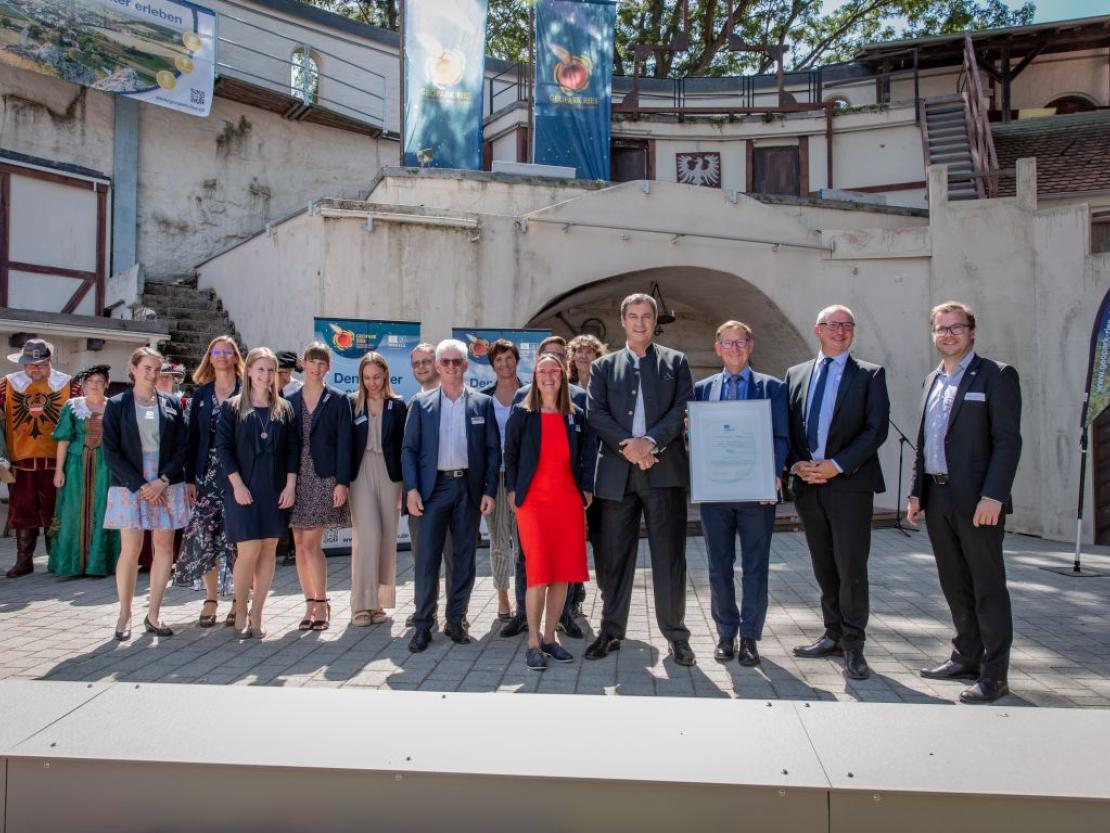 Urkundenverleihung Unesco Global Geopark Ries