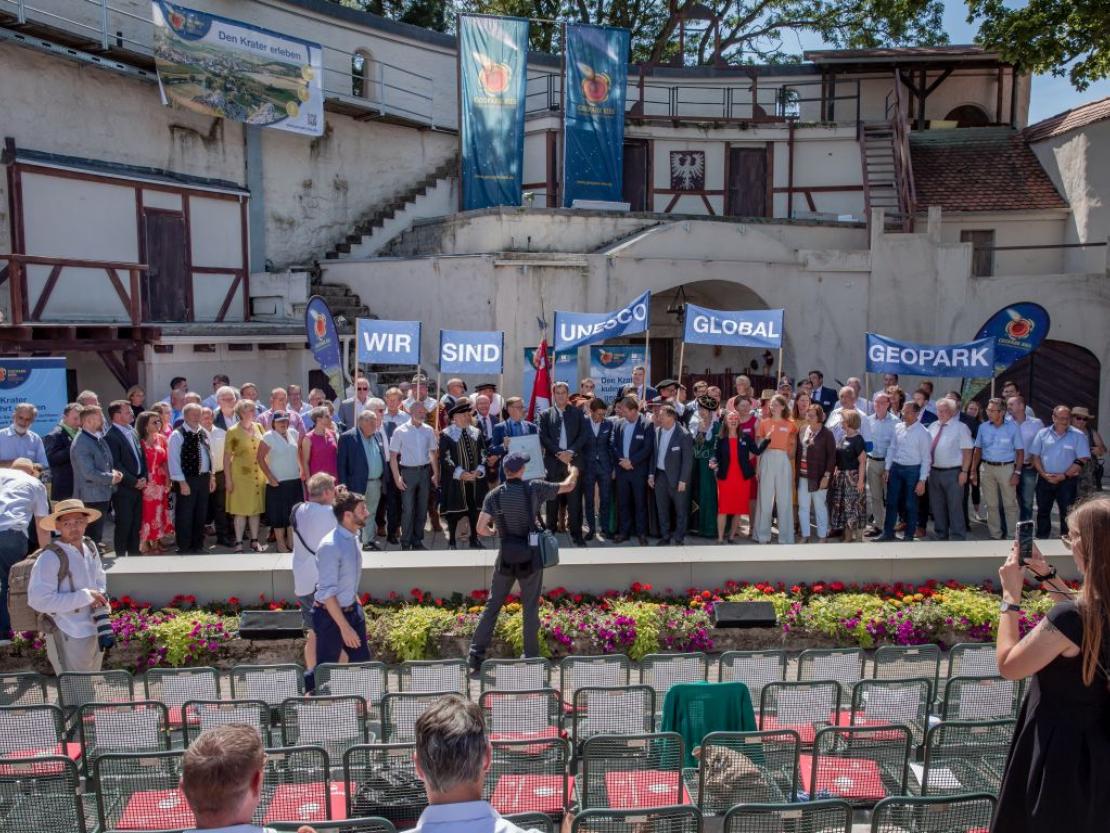Urkundenverleihung Unesco Global Geopark Ries