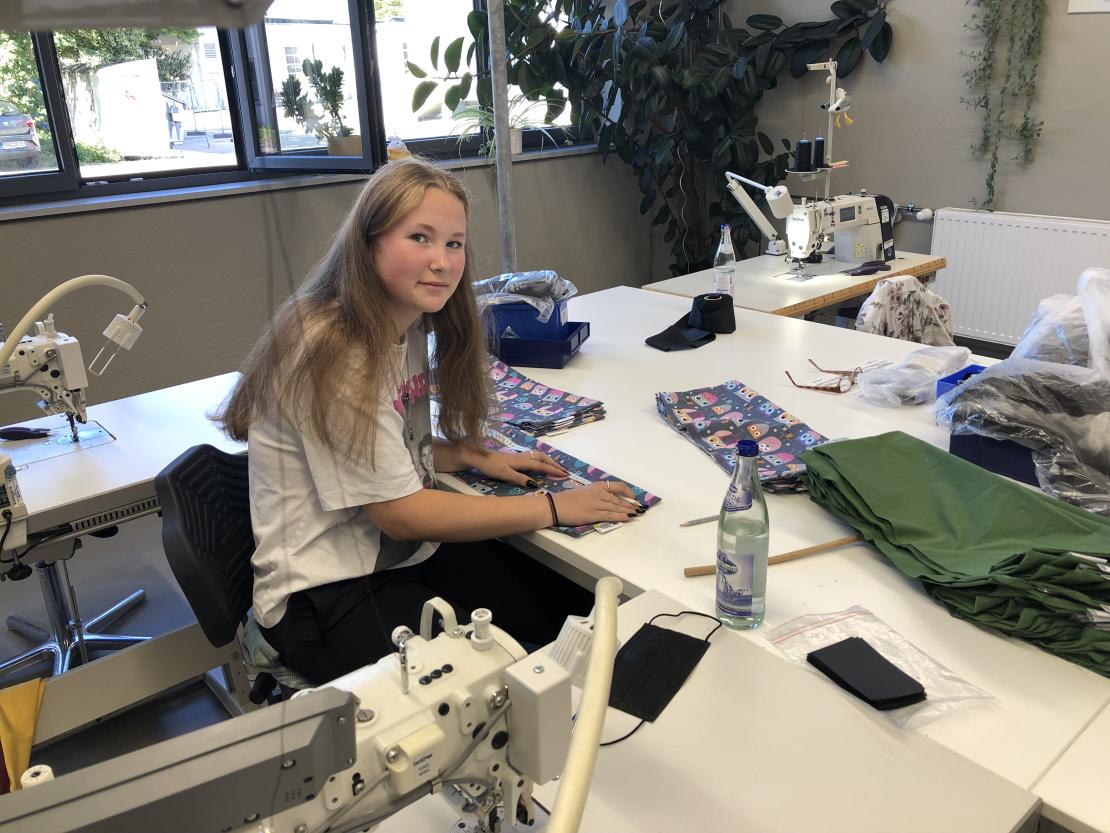 Maren Pantle bei der Stiftung Sankt Johannes.