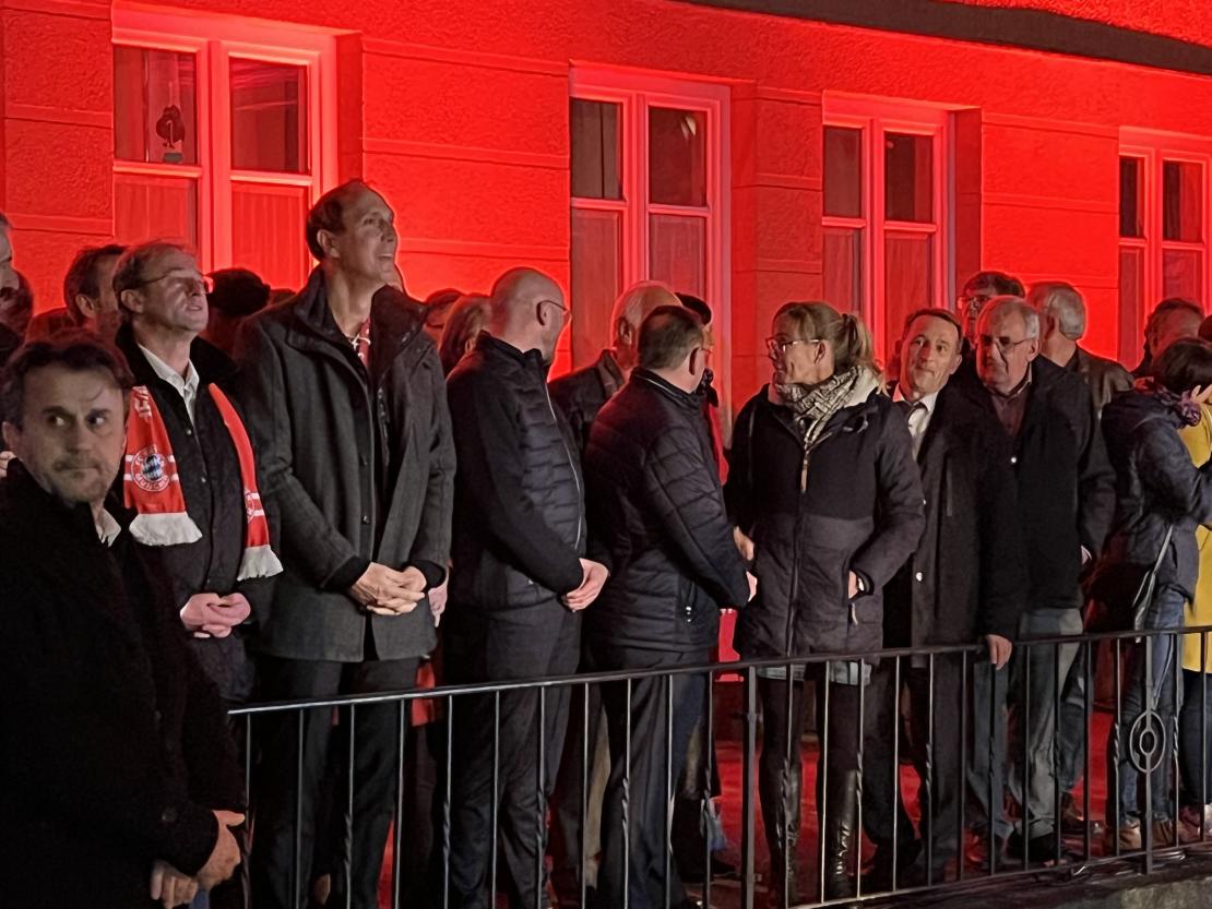 Gerd Müller Statue Enthüllung