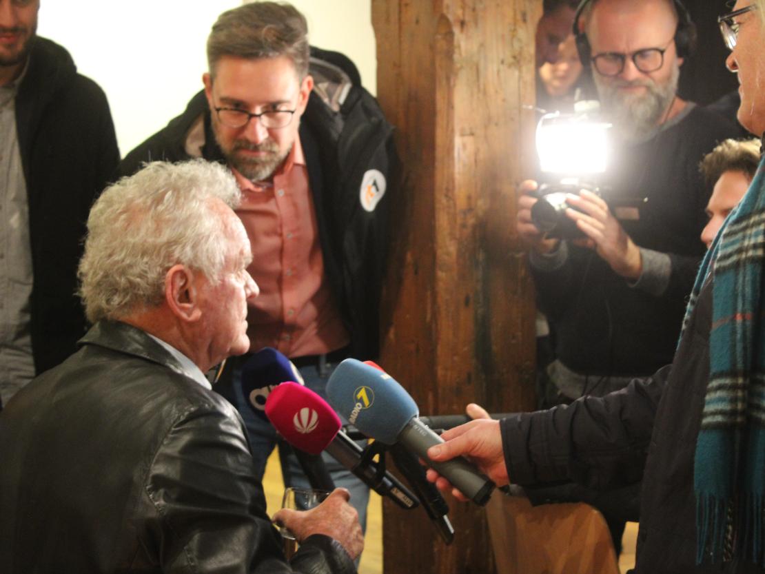 Gerd-Müller-Statue Enthüllung