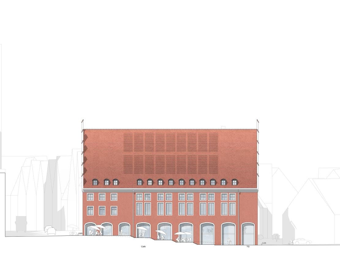 Ansicht Süd Tanzhaus