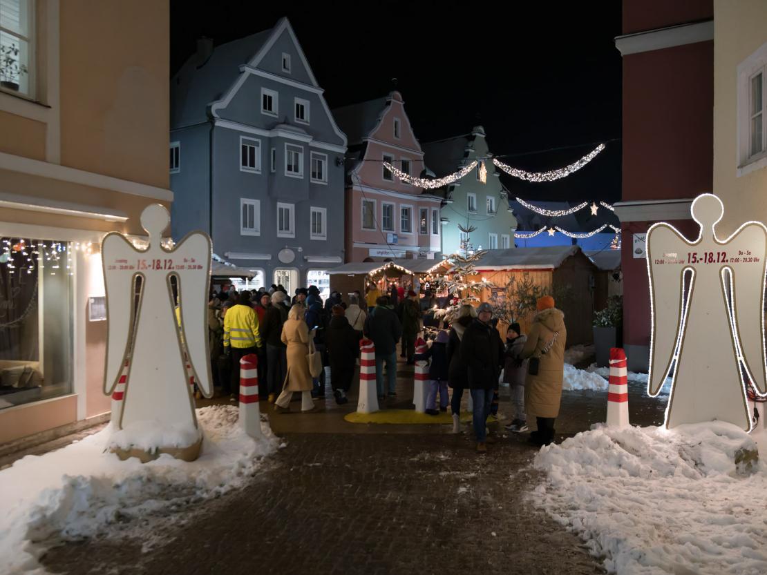 Weihnachtsmarkt in Donauwörth 2022.
