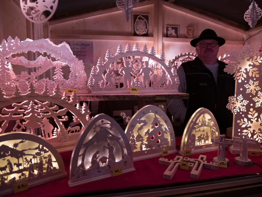 Weihnachtsmarkt in Donauwörth 2022.