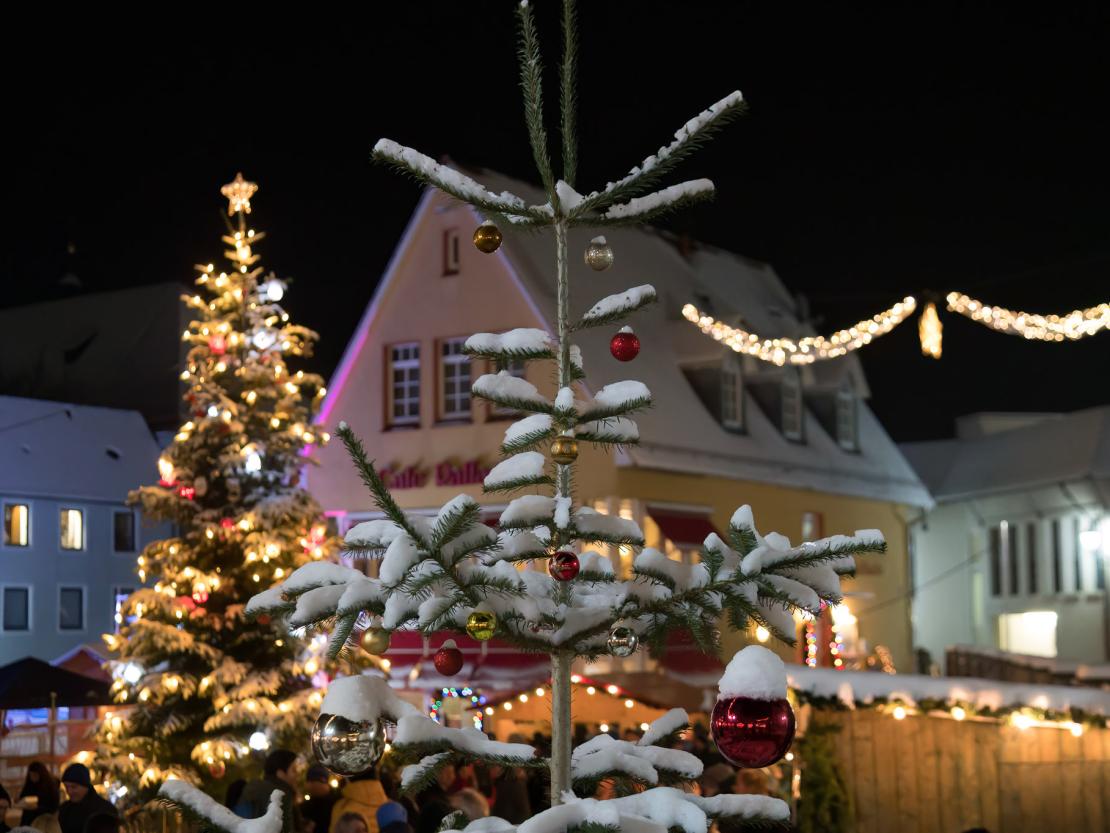 Weihnachtsmarkt in Donauwörth 2022.