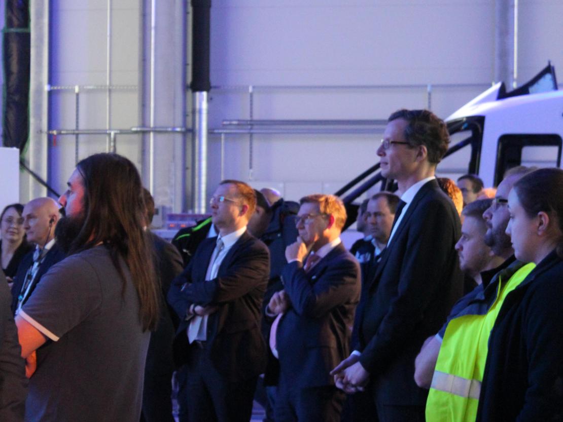 Einweihung Fertigungshalle Airbus 