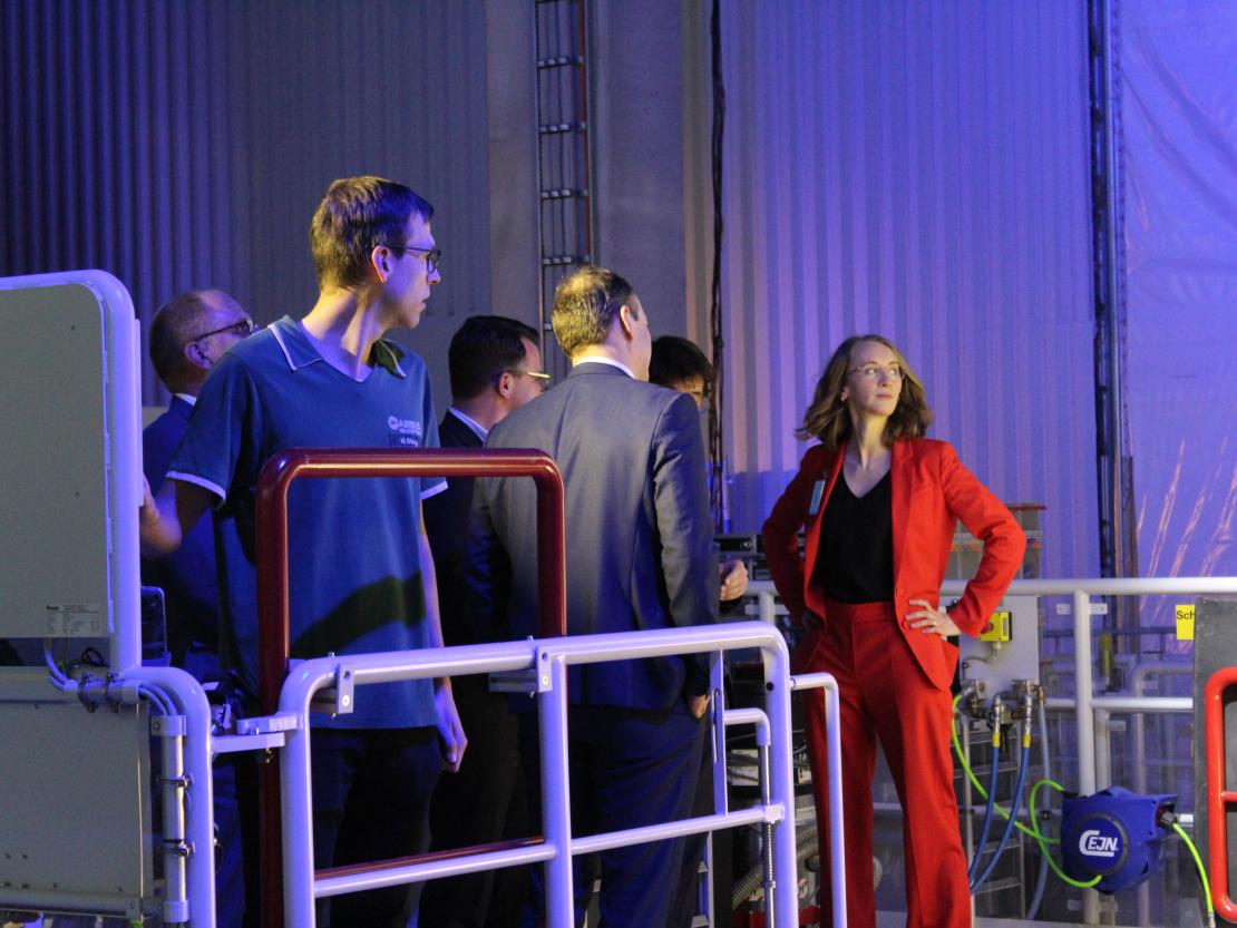 Einweihung Fertigungshalle Airbus 