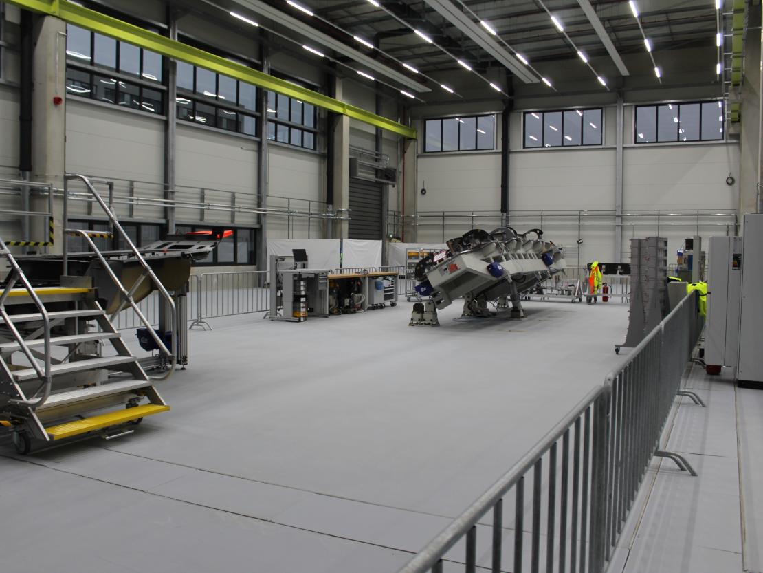 Einweihung Fertigungshalle Airbus 