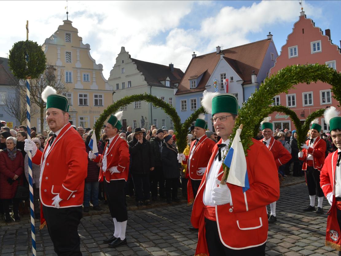 Schäfflertanz Wemding 2023.