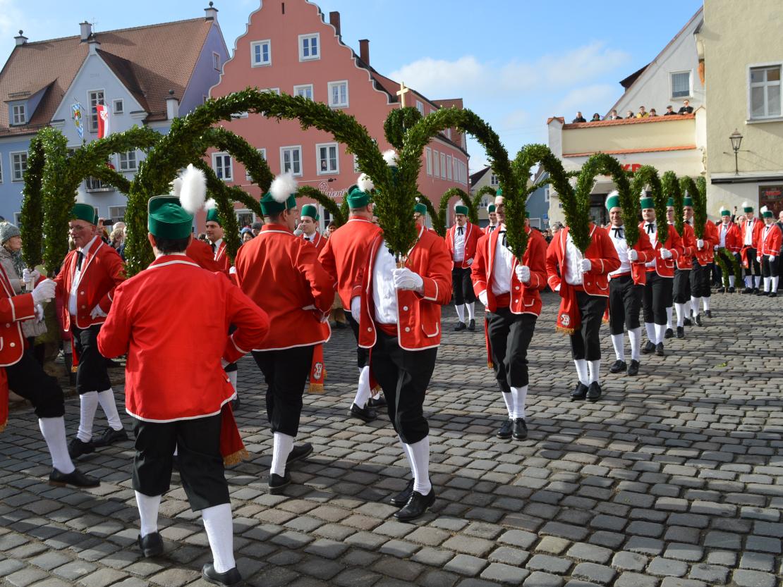Schäfflertanz Wemding 2023.