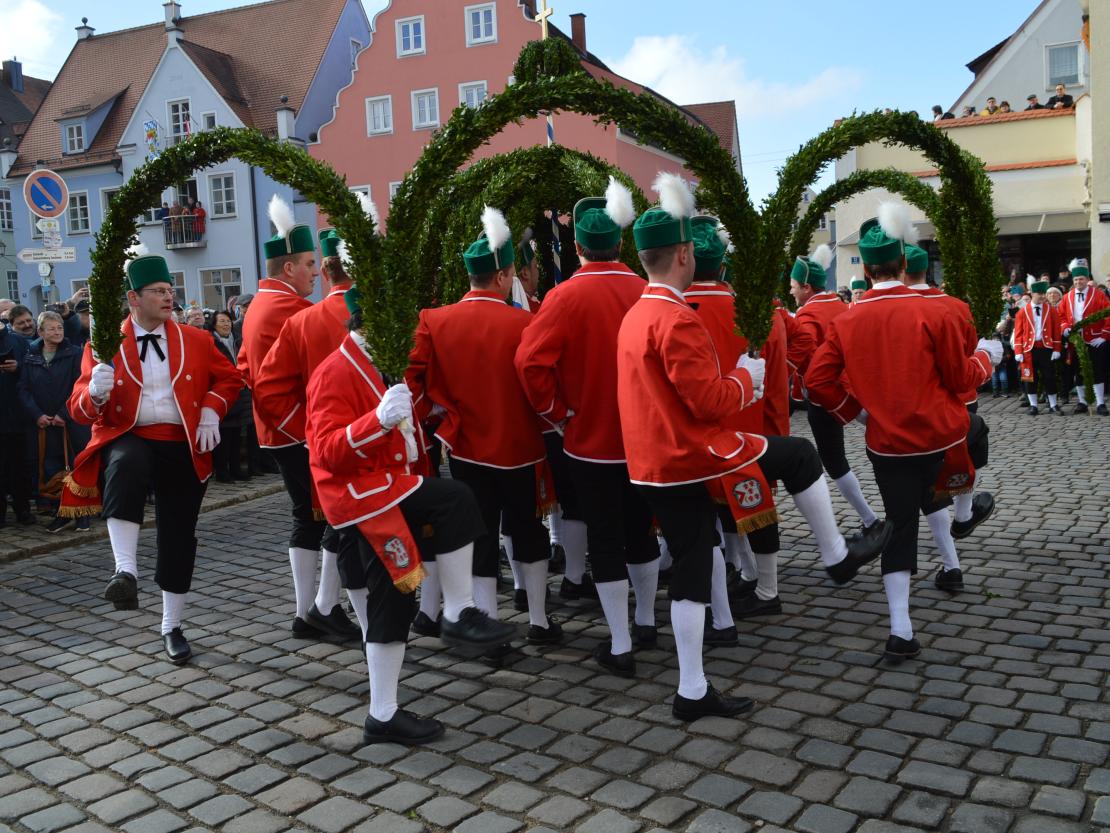 Schäfflertanz Wemding 2023.