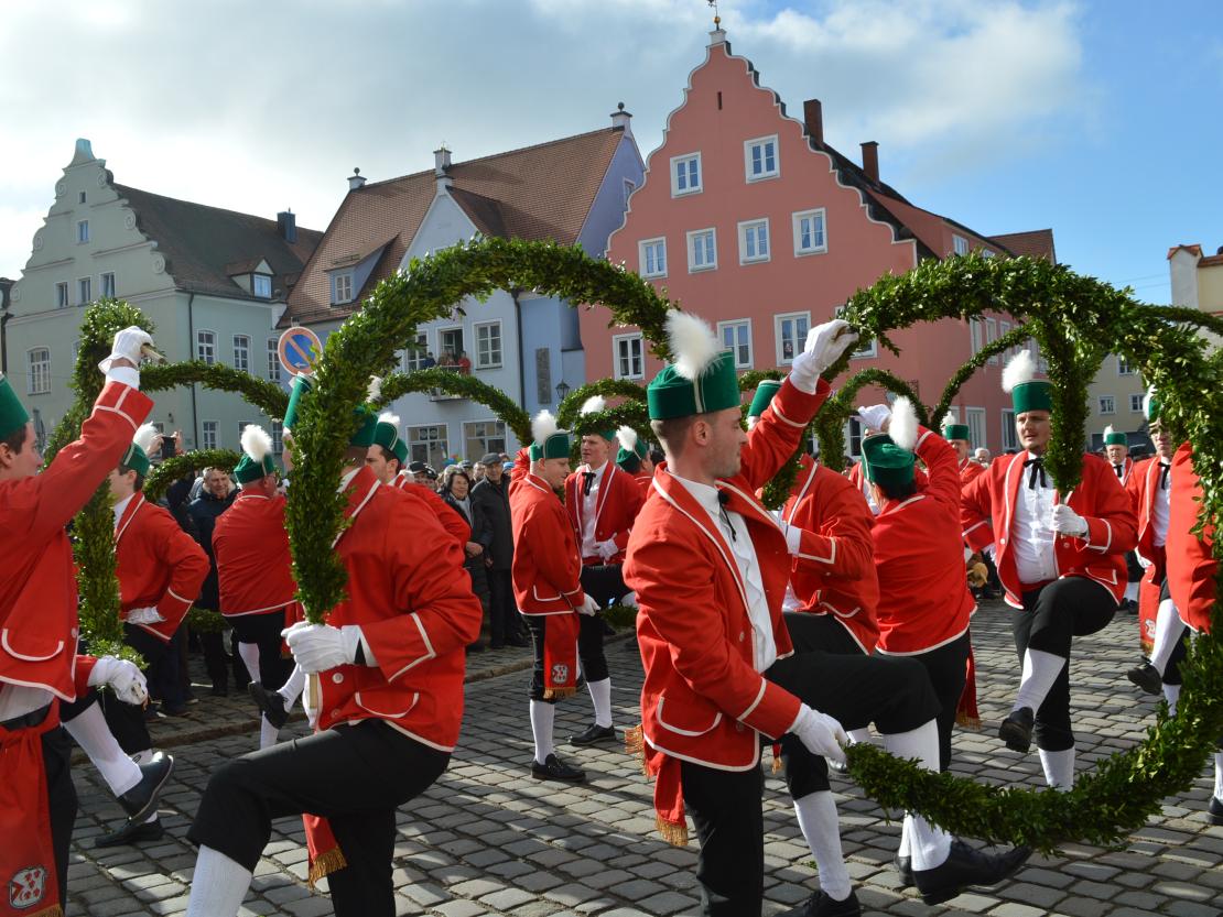 Schäfflertanz Wemding 2023.