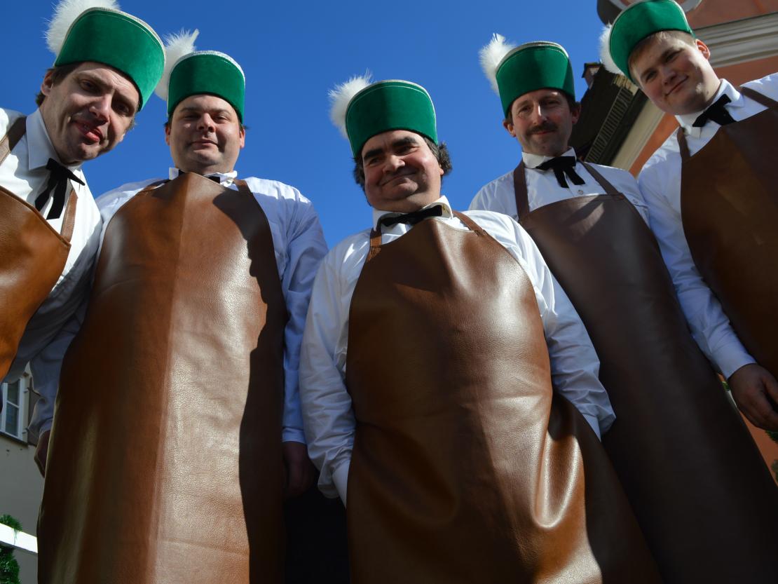 Schäfflertanz Wemding 2023.