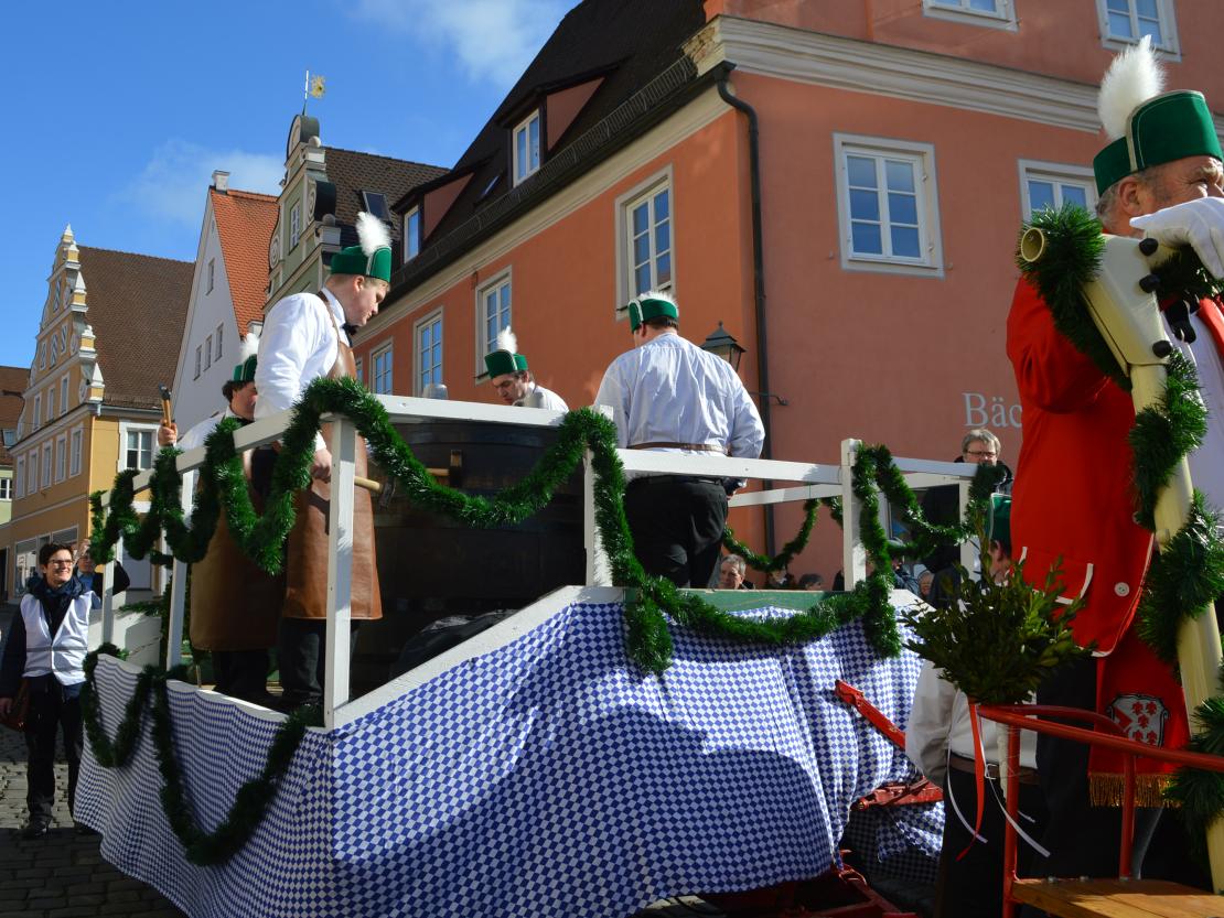 Schäfflertanz Wemding 2023.