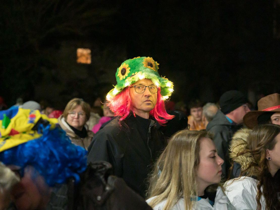 Das Bild zeigt den Bäumenheimer Nachtumzug 2023.