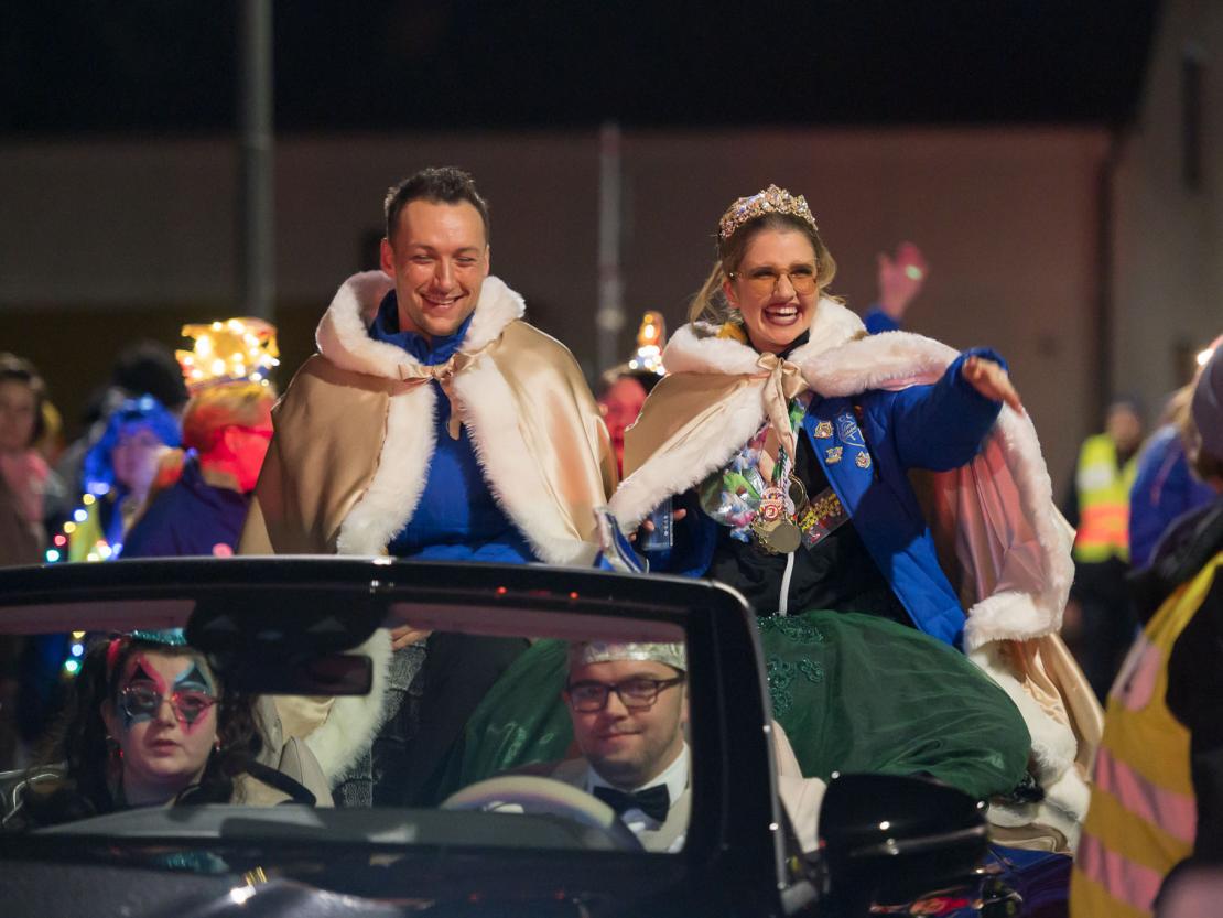 Das Bild zeigt den Bäumenheimer Nachtumzug 2023.