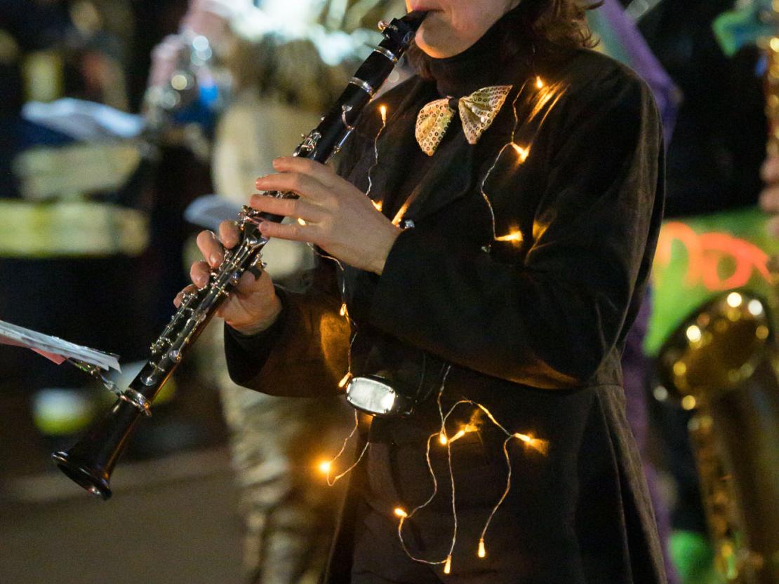 Das Bild zeigt den Bäumenheimer Nachtumzug 2023.