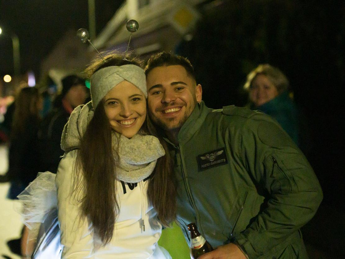 Das Bild zeigt den Bäumenheimer Nachtumzug 2023.