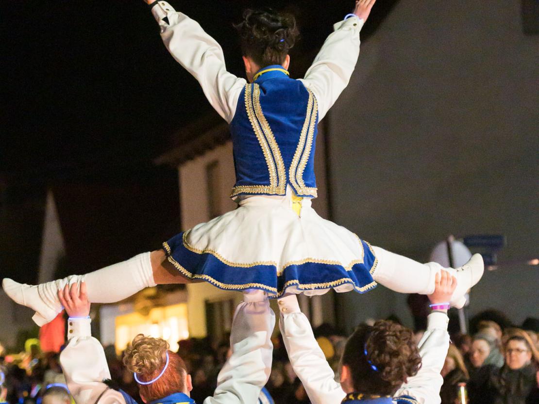 Das Bild zeigt den Bäumenheimer Nachtumzug 2023.