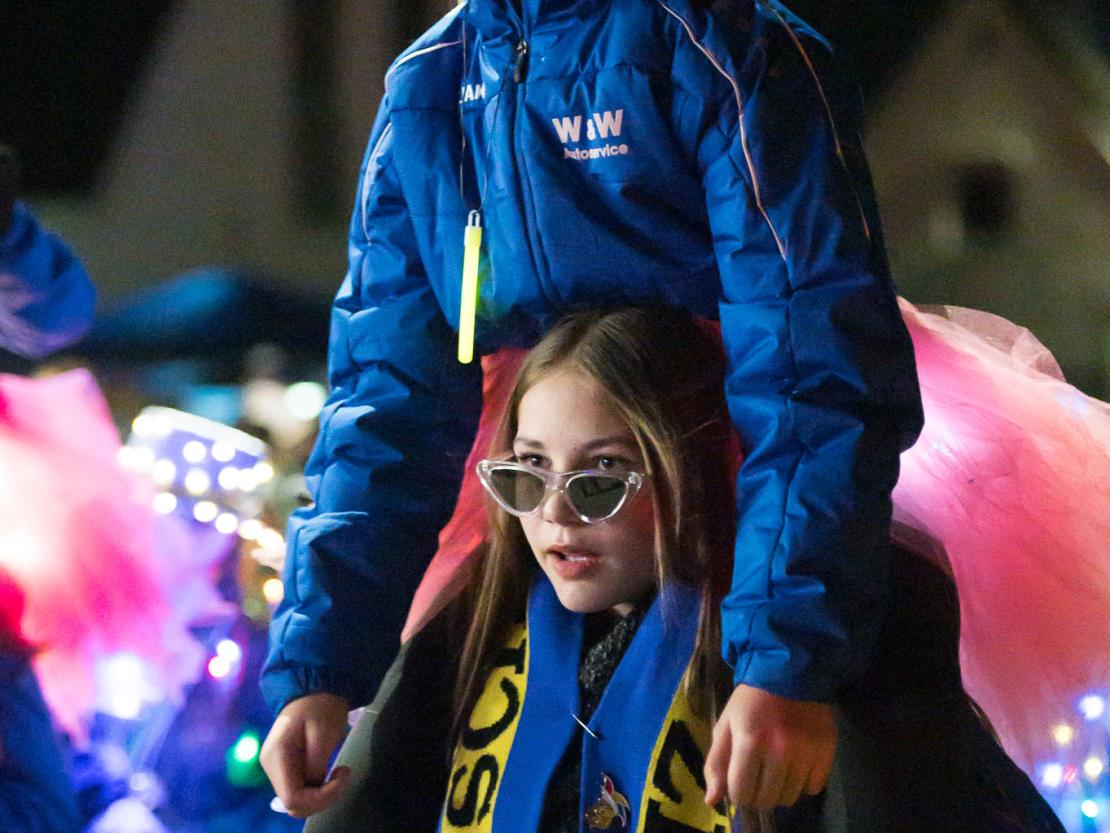 Das Bild zeigt den Bäumenheimer Nachtumzug 2023.