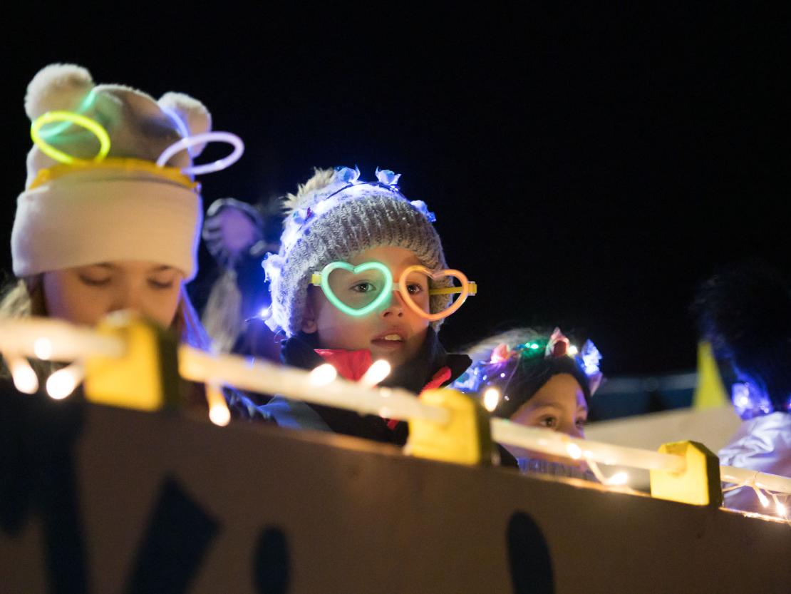 Das Bild zeigt den Bäumenheimer Nachtumzug 2023.