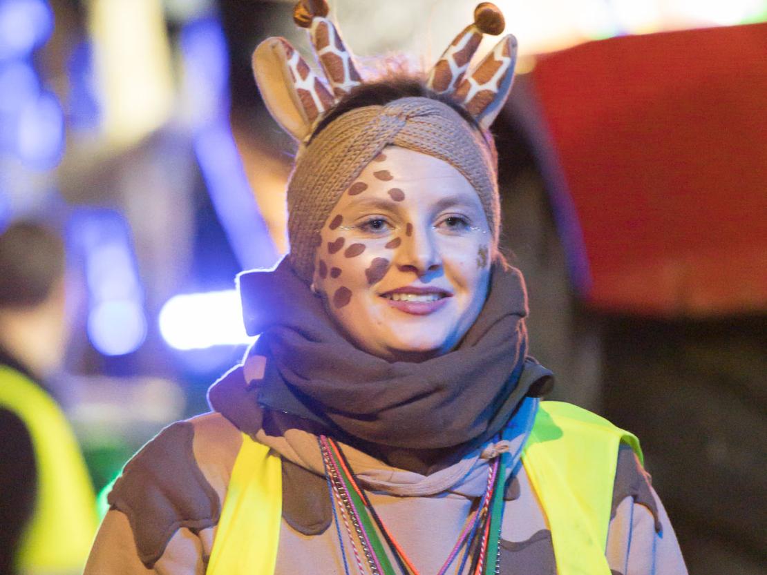 Das Bild zeigt den Bäumenheimer Nachtumzug 2023.