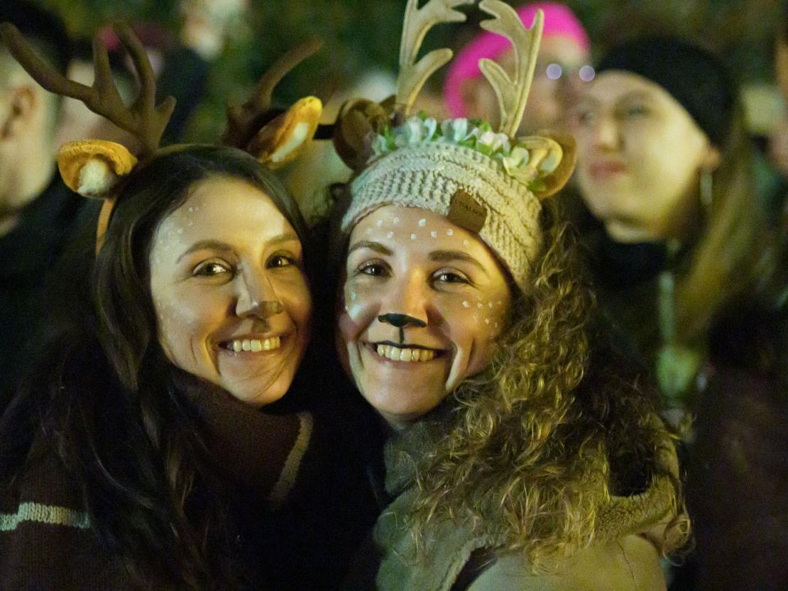 Das Bild zeigt den Bäumenheimer Nachtumzug 2023.