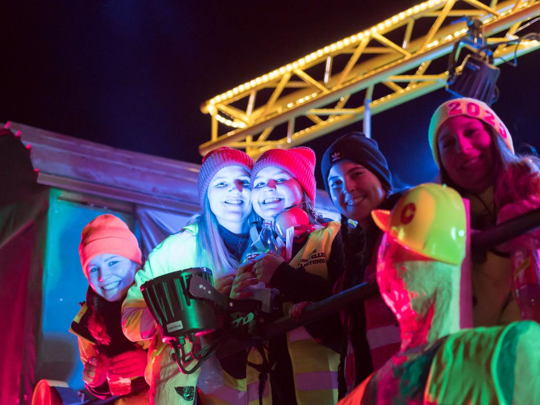 Das Bild zeigt den Bäumenheimer Nachtumzug 2023.