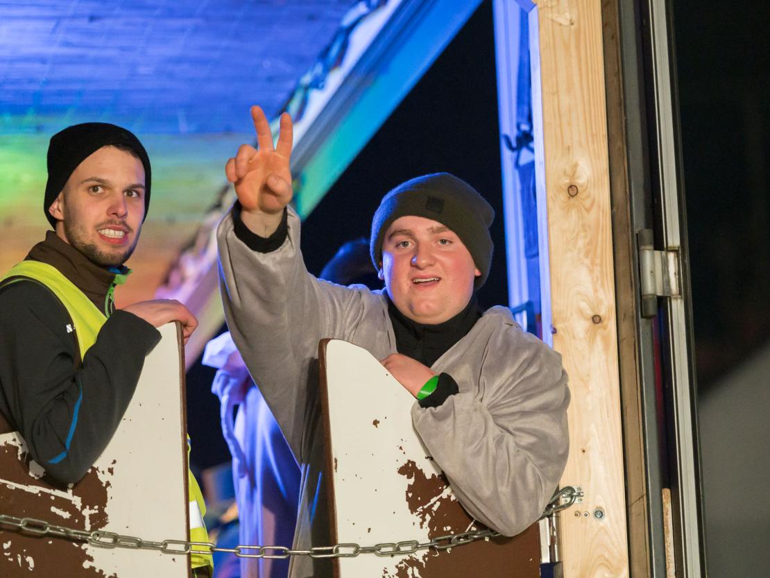 Das Bild zeigt den Bäumenheimer Nachtumzug 2023.