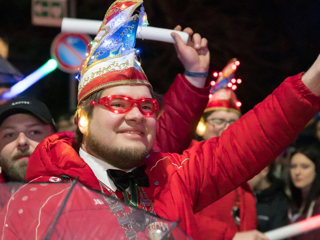 Das Bild zeigt den Bäumenheimer Nachtumzug 2023.