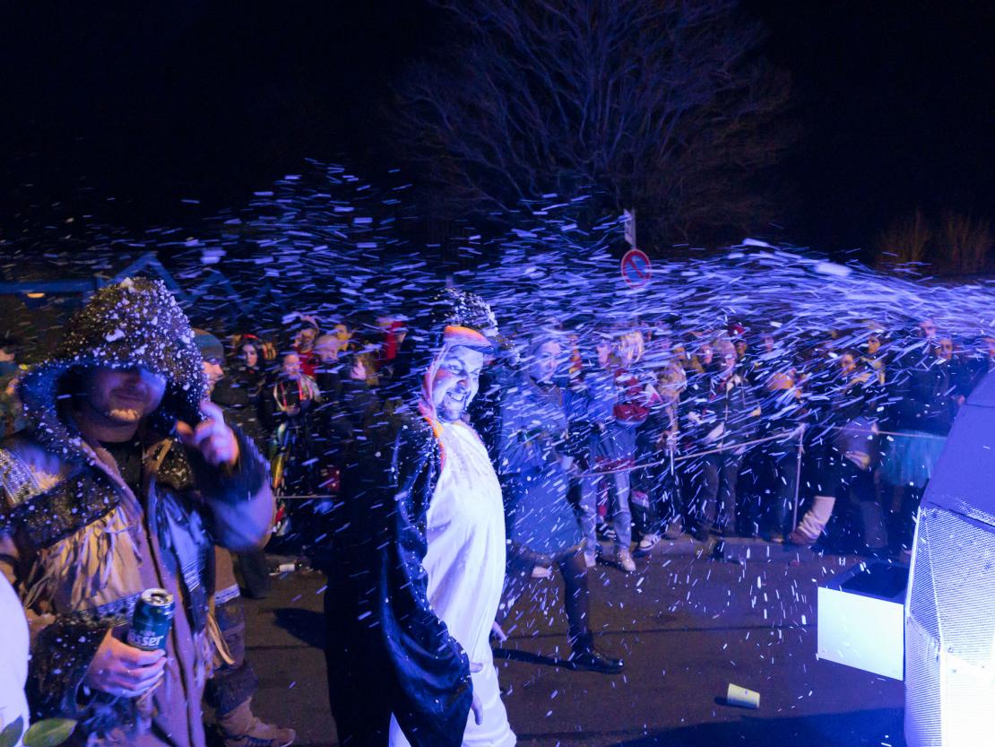 Das Bild zeigt den Bäumenheimer Nachtumzug 2023.