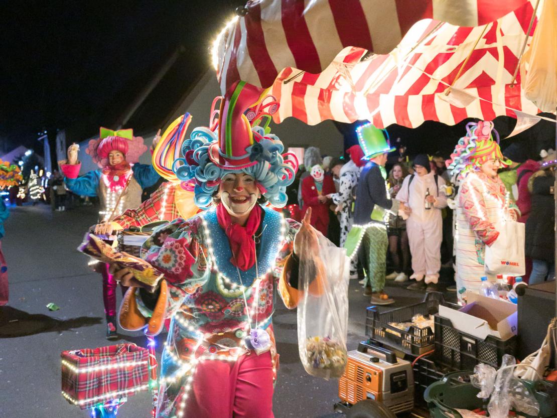 Das Bild zeigt den Bäumenheimer Nachtumzug 2023.