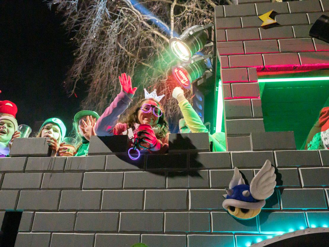 Das Bild zeigt den Bäumenheimer Nachtumzug 2023.