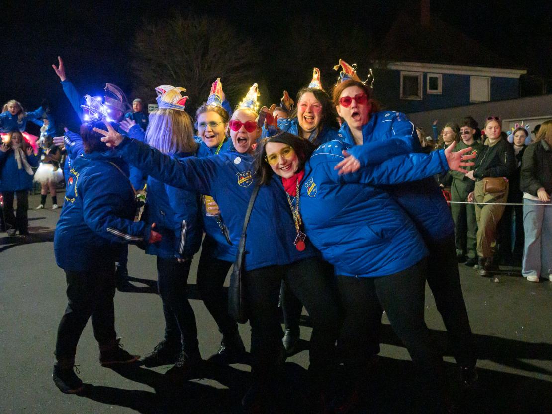 Das Bild zeigt den Bäumenheimer Nachtumzug 2023.