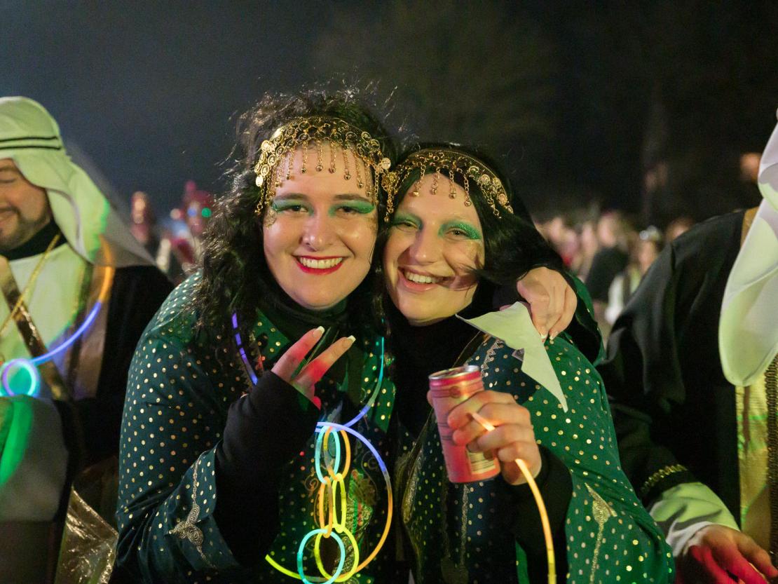 Das Bild zeigt den Bäumenheimer Nachtumzug 2023.