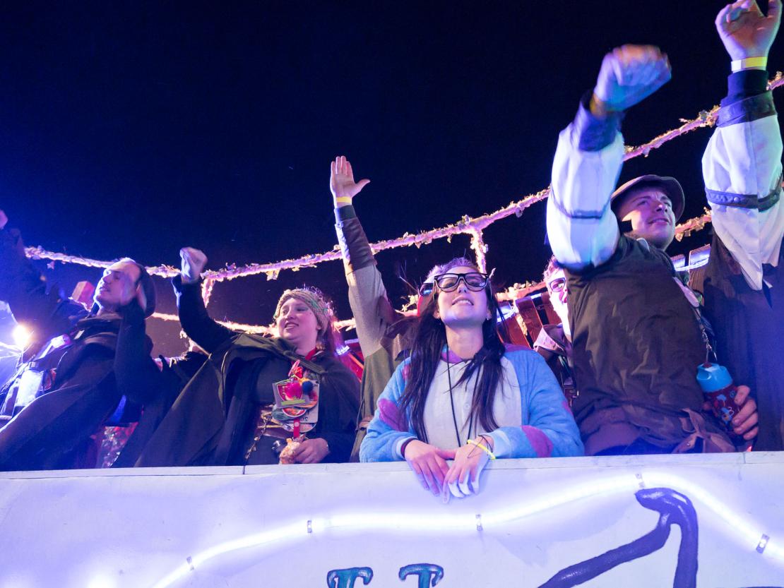 Das Bild zeigt den Bäumenheimer Nachtumzug 2023.