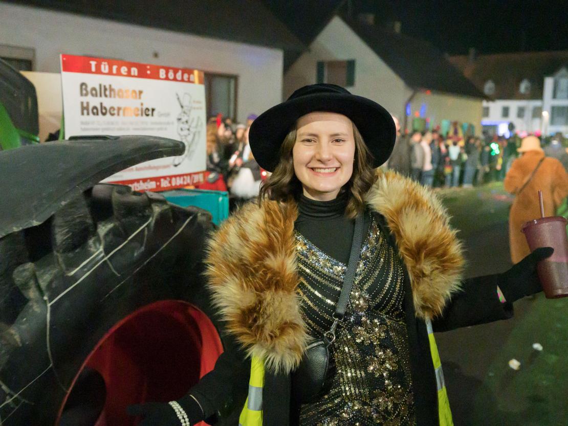 Das Bild zeigt den Bäumenheimer Nachtumzug 2023.