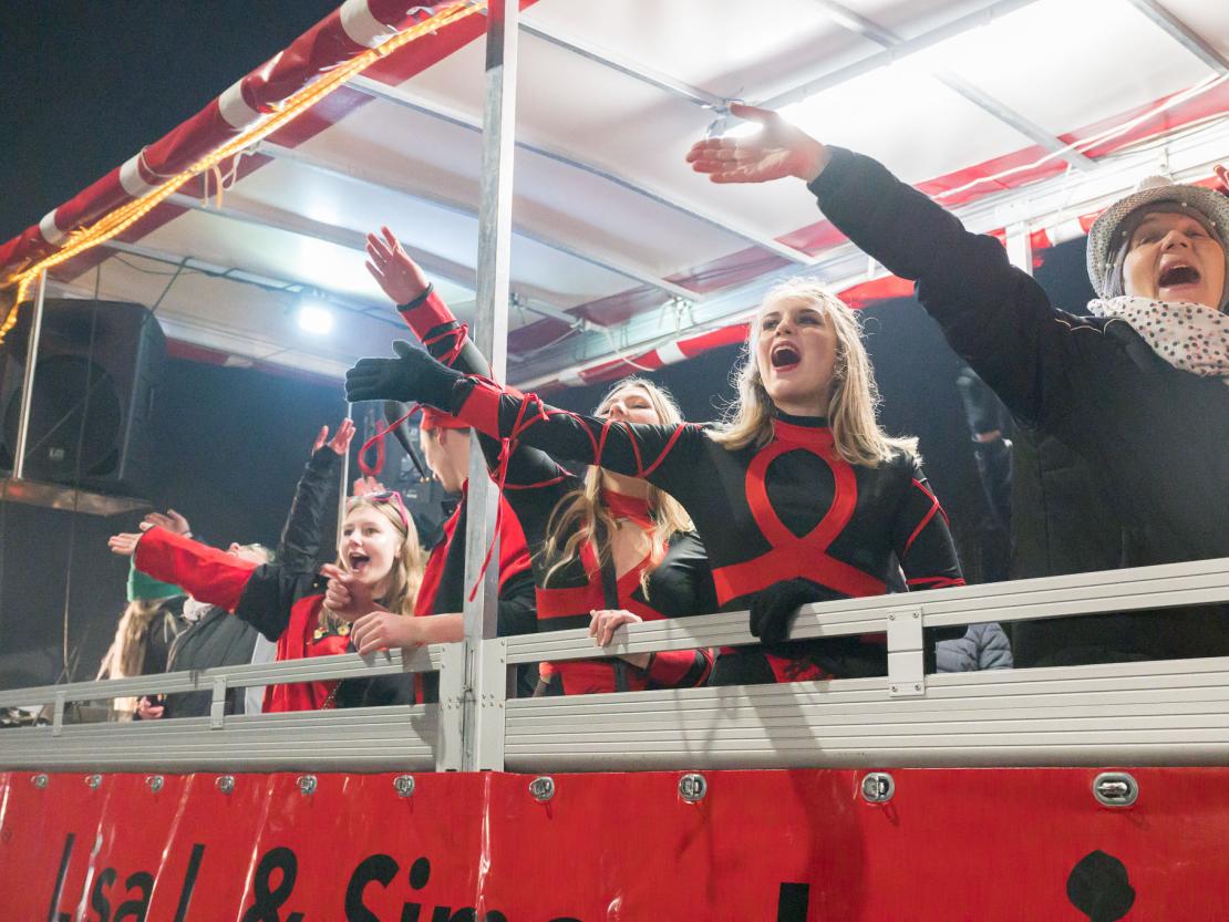 Das Bild zeigt den Bäumenheimer Nachtumzug 2023.