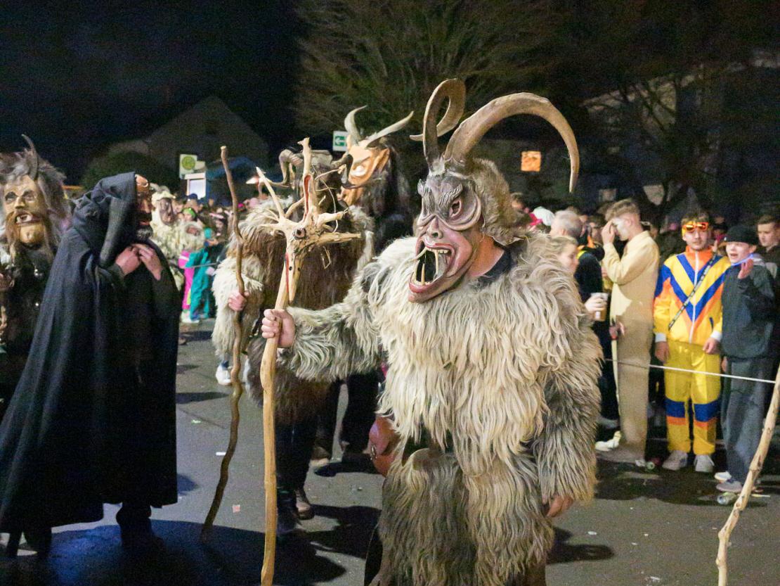 Das Bild zeigt den Bäumenheimer Nachtumzug 2023.