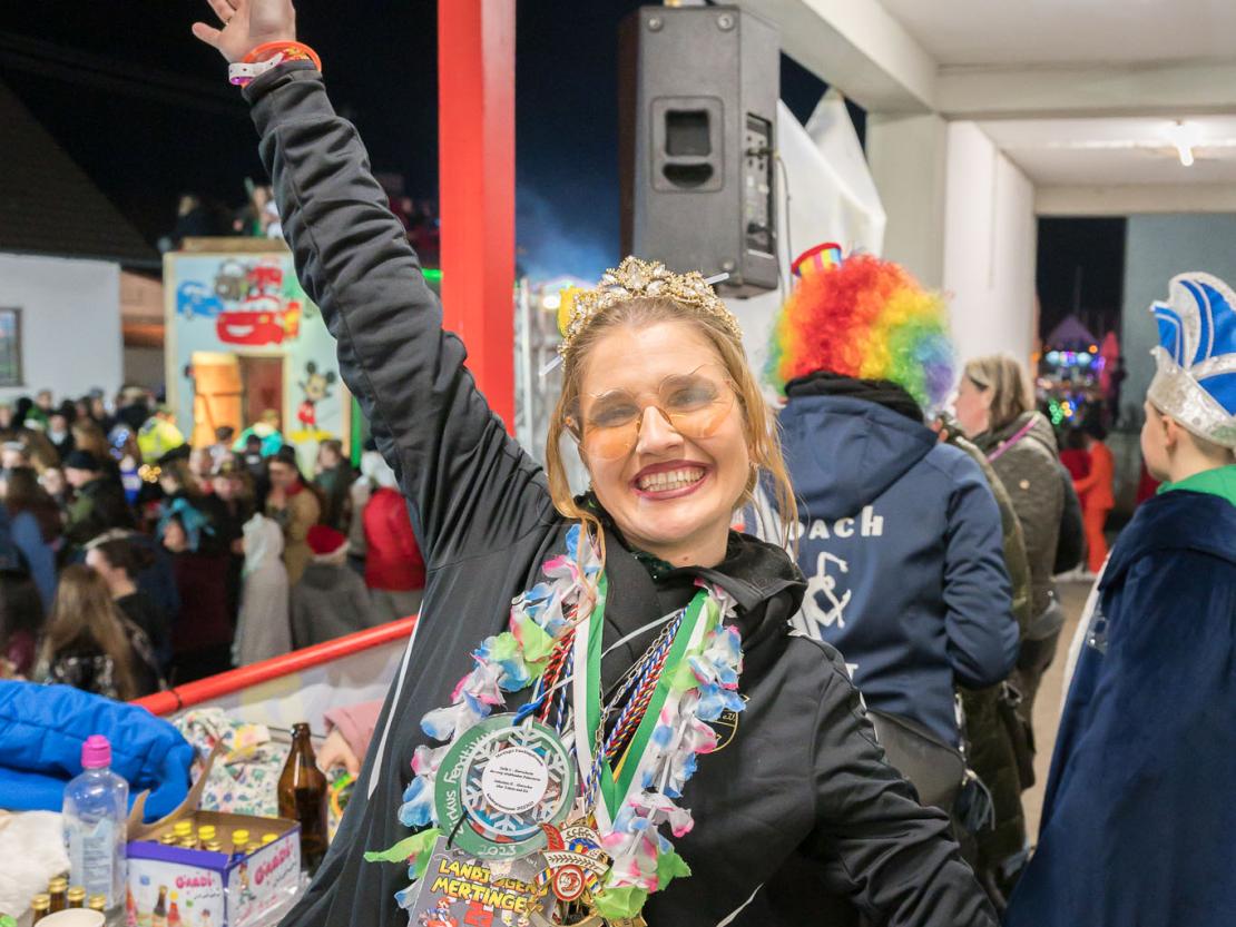 Das Bild zeigt den Bäumenheimer Nachtumzug 2023.