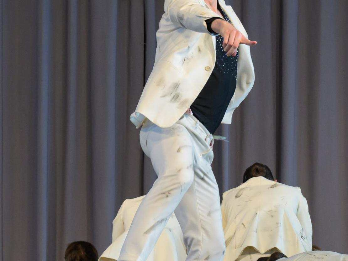 Die Tanzgruppen beim Ranglistenturnier für Showtanz in Asbach-Bäumenheim.