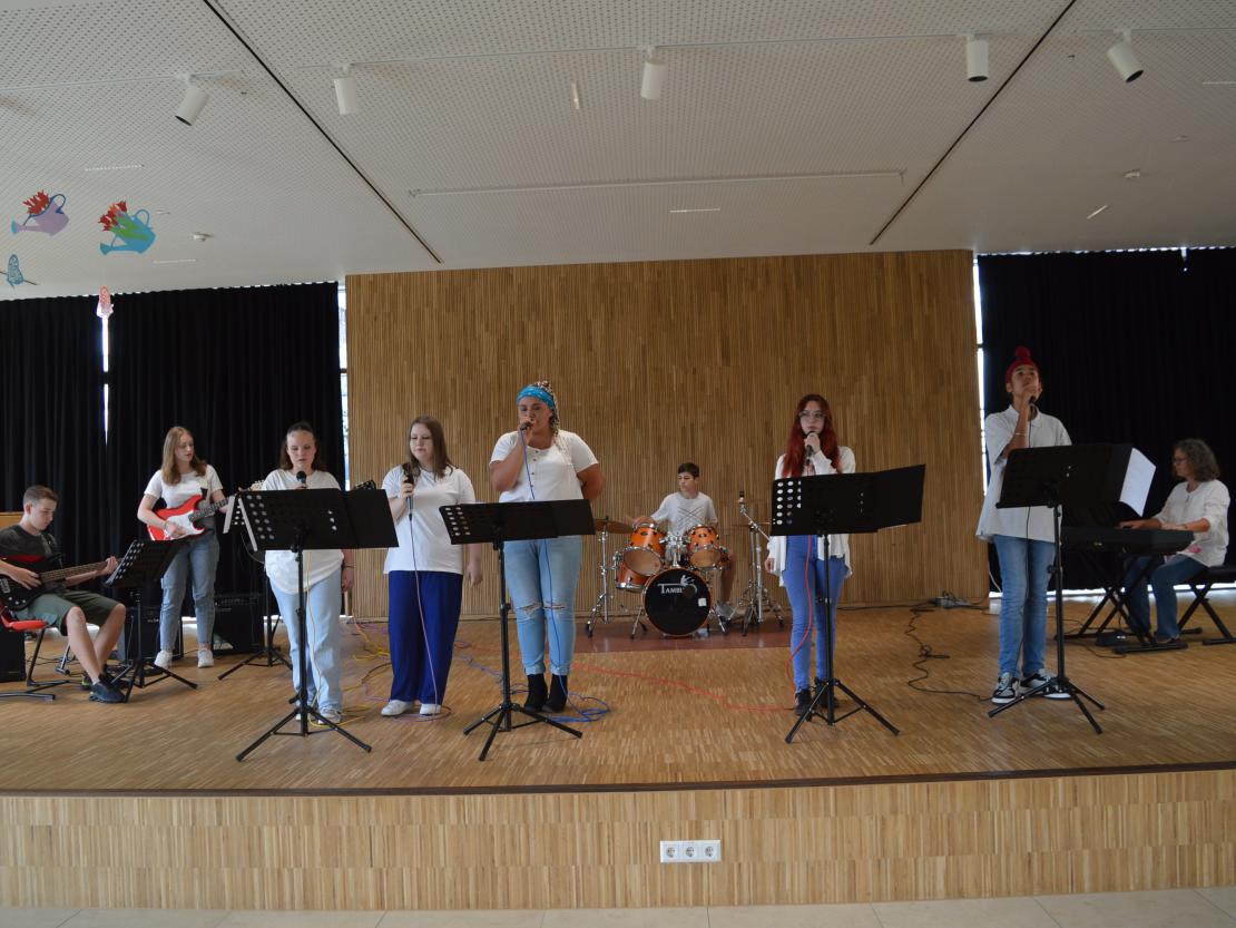 Bilder der Schulband