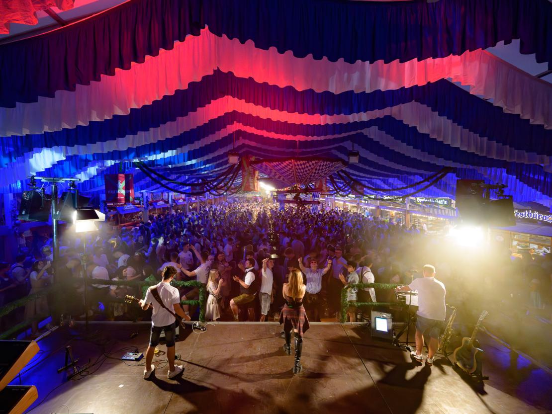 Das Bild zeigt die Nördlinger Mess 2023.