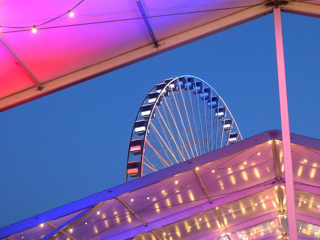 Das Bild zeigt die Nördlinger Mess 2023.