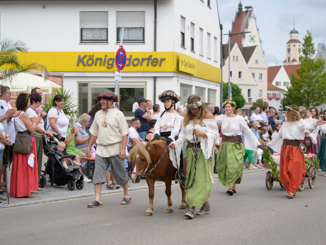 Historisches Stadtfest Monheim 2023.