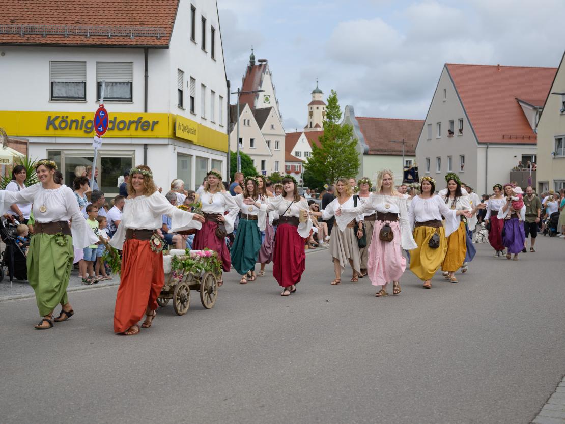Historisches Stadtfest Monheim 2023.