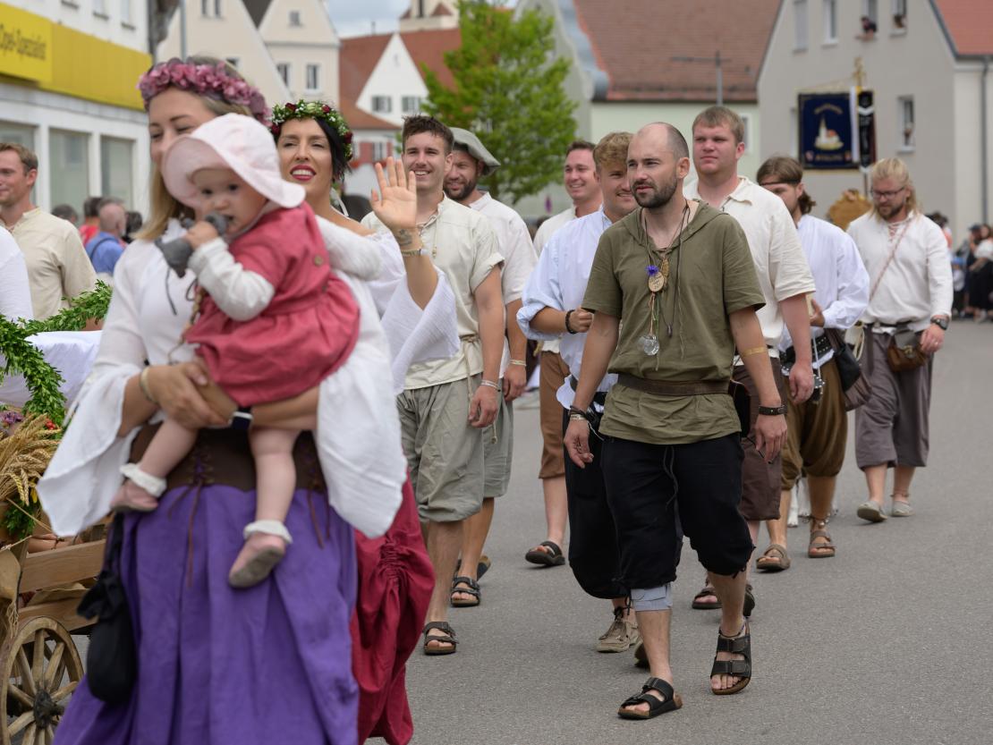 Historisches Stadtfest Monheim 2023.