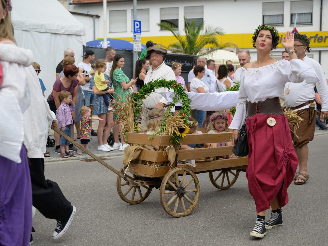 Historisches Stadtfest Monheim 2023.
